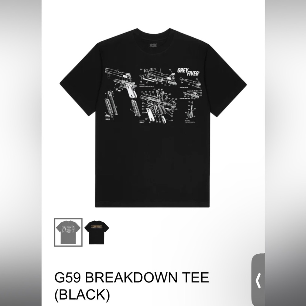 G59 BREAKDOWN TEE (BLACK)